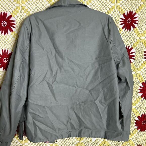 Men's Vtg 70’s Gray Windbreaker Jacket - Picture 13 of 16